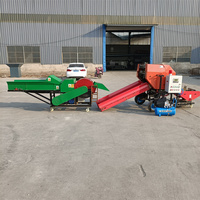 Machine à ensiler et à emballer le foin électrique automatique LongMiao avec moteur PLC, économe en énergie, pour herbe alimentaire, fourrage et tiges de maïs