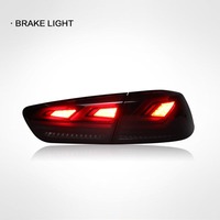 Luces traseras de coche para Mitsubishi LANCER montaje de luces traseras LANCER EVO luces de circulación LED modificadas luces de freno señales de giro