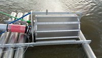 Filtre d'extraction d'eau pour l'irrigation, 12 pouces, rotatif, autonettoyant, respectueux des poissons, à entraînement hydraulique pour l'agriculture