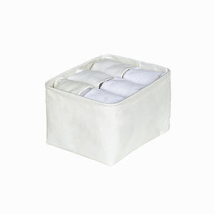 Caja de Almacenamiento de Tela Cottonway, Rectangular, de Color Sólido, Organizador de Cajones para Ropa, Calcetines, Ropa Interior, Compartimento para Armario - Product Image 3