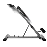Chaise romaine réglable pour exercices abdominaux, banc pliable avec cadre métallique, capacité 120 kg, logo personnalisé, entraînement de sécurité, usage domestique, unisexe