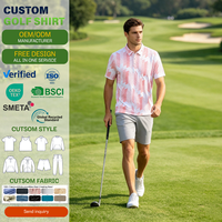 Polo de golf pour homme, séchage rapide, respirant, anti-transpiration, sublimation, performance, logo OEM, vêtements de golf pour homme, séchage rapide, respirant