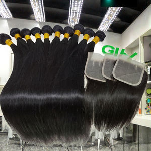 Cabello Humano Brasileño Remy al por Mayor, Liso, 12 Pulgadas, Paquete de Cabello para Tejer, 12A, Sin Enredos, Sin Caída, Teñido - Product Image 3