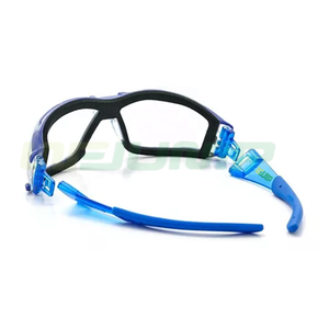Gafas de Seguridad WEJUMP al por Mayor, Certificación CE EN ISO 16321, <span class=keywords><strong>Lentes</strong></span> Transparentes Antivaho y Antirayaduras, <span class=keywords><strong>ANSI</strong></span> <span class=keywords><strong>Z87</strong></span>, con Junta de Espuma EVA - Product Image 2