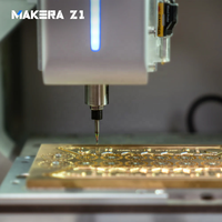 Makera Z1 Impresora 3D de Grado Industrial con Cambiador Rápido de Herramientas, Nivelación Automática, Cámara Integrada y Grabado Láser con IA
