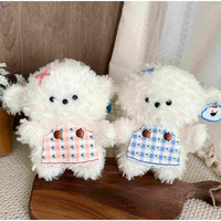 Ours en peluche personnalisé couleur unie, double couche de tissu en peluche, corps en peluche doux, 25 cm, pour centre de divertissement familial