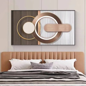 Cuadro Decorativo de Pared con Marco de Aleación de Aluminio, Diseño Moderno, 120x60cm, Sin Luz, Directo de Fábrica, para Sala de Estar - Product Image 6