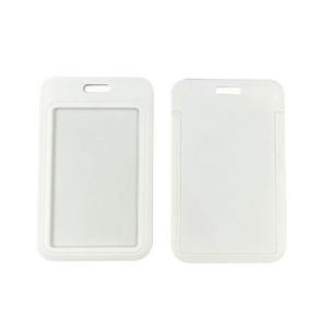 Customized Custom Hard Plastic Id Working Name Badge ABS <b>Card</b> <b>Holder</b> With Logo for Credit <b>Card</b> Size ID <b>Card</b> <b>Holder</b> - Product Image 1