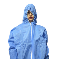 Combinaison de protection jetable en tissu non tissé épais et respirant ALLESD