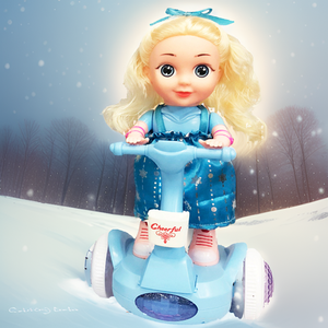 Muñeca Bailarina de Moda 2024; Muñeca de Equilibrio con Música y Luz; Muñeca de Equilibrio a Pilas, Muñeca con Luces a Batería - Product Image 3