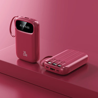 Petit voyage mignon charge rapide Powerbank PD couleur Min téléphone portable d'urgence 10000mah Power Bank