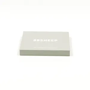 Custom Luxury Paper Sliding Packaging Gift Box For Silk Pillowcase & Eye Mask, White Cardboard Drawer Box