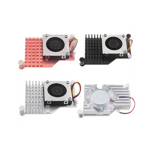 Kit de refrigeración activa Raspberry <span class=keywords><strong>Pi</strong></span> 5: disipador térmico de cobre puro con ventilador PWM para disipación de calor de quinta generación - Product Image 1