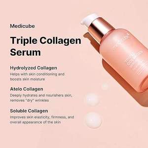 Suero Triple Colágeno MEDICUBE 55ml, Suero Facial Antienvejecimiento Coreano con Colágeno y Vitamina, Fórmula Sin Parabenos ni Siliconas - Product Image 3