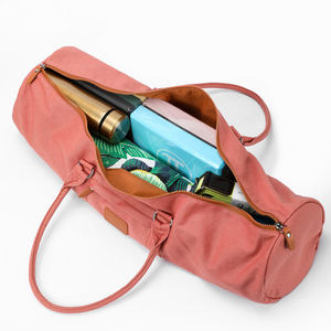 Colchoneta de <span class=keywords><strong>Yoga</strong></span> de lona de algodón para gimnasio, bolsa de viaje de gran tamaño, venta al por mayor - Product Image 2