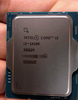 Processeur de bureau Intel Core I3 14100 14e génération Raptor Lake, socket LGA1700, boîte ouverte, optionnel avec graphismes intégrés UHD