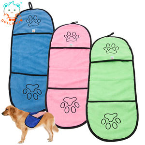 COLLABOR Yorkshire Magic Handtuch Haustier Bequeme Verwendung Haustiere Pflege Handtuch Direkter Lieferant Haustier Bad Hunde tücher - Product Image 4