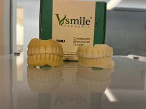 Vsmile Vita 16 tonalità candeggina A1/A2/A3 Cad Cam materiali di fresatura dentale Pmma Block multistrato Pmma Disc10-25mm
