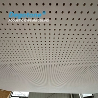 Plaque de plâtre perforée décorative acoustique pour faux-plafond insonorisant, idéale pour les cloisons sèches en Asie du Sud-Est – Plaque de plâtre Dego Factory
