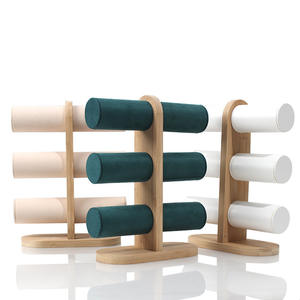 Новое предложение, партиями по 3 слой бамбукового волокна и черный браслет часы заколка для волос Веревка для изготовления украшений дисплей стойки опора - Product Image 3