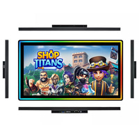 Moniteur de jeu à écran tactile capacitif multi-tactile 27 pouces 1920*1080 HD LED avec interface USB RS232