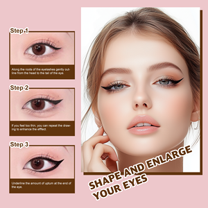 Crayon pour les yeux professionnel FEG Kohl <span class=keywords><strong>Kajal</strong></span>, longue durée, haute qualité, noir, imperméable, crayon pour les yeux, marque privée - Product Image 5