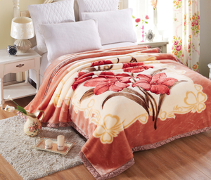 100% Polyester Nữ Hoàng Kích Thước Mora Tây Ban Nha Ấm Raschel Chăn - Product Image 4