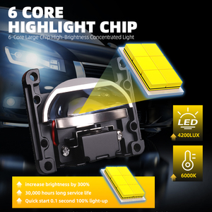 Aftermarket automotive <b>lighting</b> system M1S 1.5 inch 36W 5500K shortest bi led <b>projector</b> lens headlight car motorcycle headlights - Product Image 2