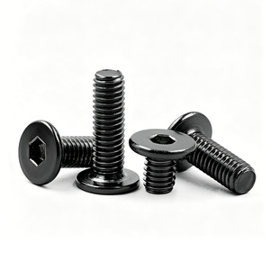 Black Oxide Hex <b>Socket</b> Pan Head Machine Screws Fully Threaded Metric Fasteners for Furniture Hardware - Product Image 3