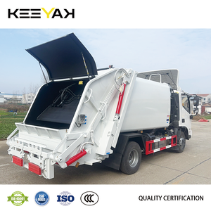Camion compacteur de déchets Foron 6cbm neuf d'usine, 4*2, camion à ordures chinois avec moteur Cummins pour le nettoyage des ordures urbaines - Product Image 5