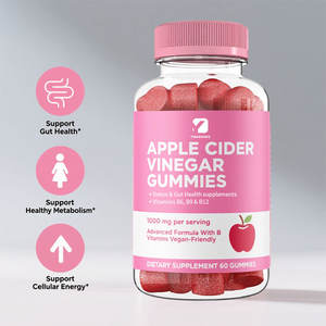 Gomitas de Vinagre de Sidra de Manzana Personalizadas de Fábrica, Vitaminas B6, B9 y B12, Suplementos para la Desintoxicación y la Salud Intestinal para Mujeres y Hombres - Product Image 3