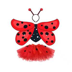 Certificación <span class=keywords><strong>de</strong></span> calidad mariposa abejas <span class=keywords><strong>mariquita</strong></span> tutú Halloween diadema cumpleaños falda - Product Image 5