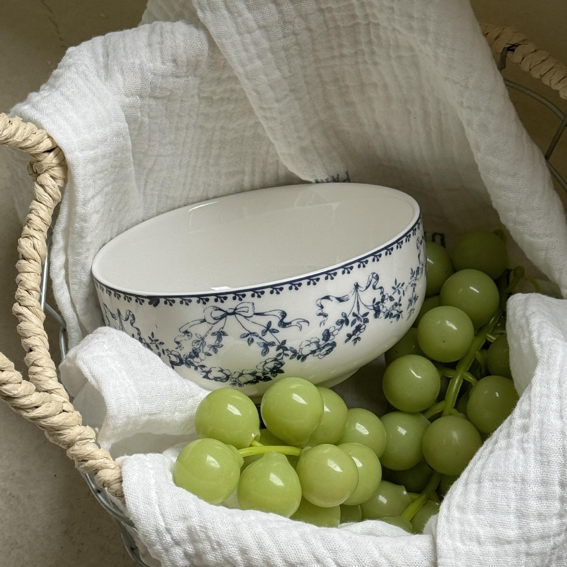 Blue flower small bowl, 11*5CM