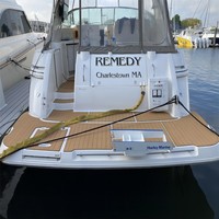Tapis de pont en mousse EVA auto-adhésif style SeaDek MarineMat pour plateforme de bain et cockpit de bateau, compatible Cruisers Yachts Esprit 3575 (1999)