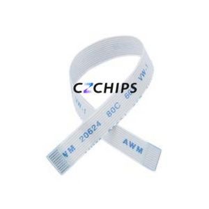 FFC-0.5-10P-100mm FFC Cable (Flexible Flat Cable) P=0.5mm Connector 10P 0.5mm 0.3mm Non-Inverting - Product Image 1