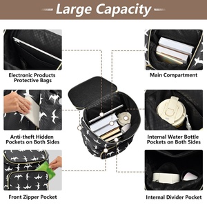 Sac à dos personnalisé Super Septembre Hawaï Iwa Bird pour filles, collège et université, avec fermeture éclair et motif de personnage - Product Image 4