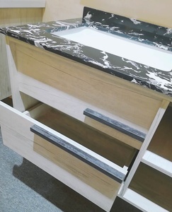 Armario de baño de madera, nuevo, con espejo, otros muebles de baño - Product Image 5