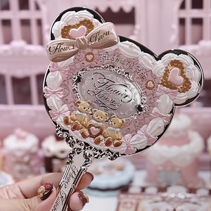<span class=keywords><strong>Espejo</strong></span> Colgante Flower Knows The Sweetie Bear, Elegante <span class=keywords><strong>Espejo</strong></span> Cosmético de Mano, Nueva Colección - Product Image 5