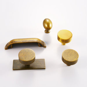 ملحقات للأدوات والأثاث الخزفية عتيقة مصنوعة من النحاس الأصفر بسعر الجملة مقبض درج باب خزانة ملحقات - Product Image 3