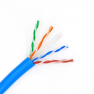Solución de cableado de red de cobre U/<span class=keywords><strong>UTP</strong></span> de categoría <span class=keywords><strong>6A</strong></span> <span class=keywords><strong>Cable</strong></span> a granel Ethernet 1000ft (305m) Prueba de calidad de paso azul - Product Image 1