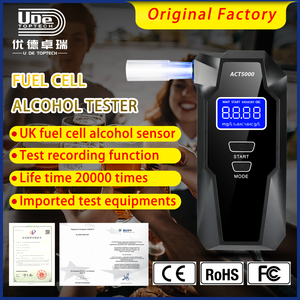 Портативный алкотестер и детектор алкоголя с топливным элементом, модель ACT5000, черный - Product Image 2