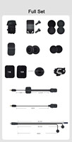 OEM Headset interkom 2K untuk sepeda motor, Headset interkom 2K tahan air 1000M 6 pengendara dengan perekam Video Bluetooth WiFi 1080p untuk sepeda motor