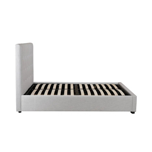 Lit de rangement rembourré tufté de style moderne Conception de lit souple pour une utilisation en appartement - Product Image 1