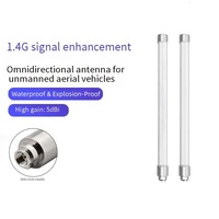 Antenne omnidirectionnelle en fibre de verre haute performance 5dBi Gain 1.4GHz avec connecteur femelle SMA pour drones et drones