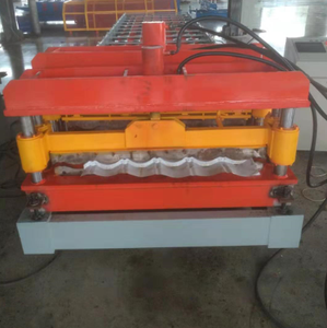 CE規格ガラス張りタイル金属製造ロールシート屋根材ロール成形機 - Product Image 6