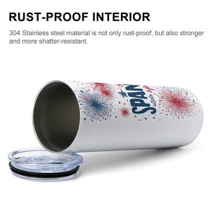 Gobelet isotherme en acier inoxydable de 20 oz, impression personnalisée, isolation sous vide, gobelet droit pour voiture, plusieurs options de couleurs - Product Image 5