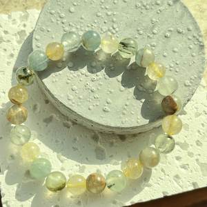 Bracelet en pierre naturelle avec perles de verre colorées, bijoux Feng Shui pour l'alignement et la prospérité, pour les grossistes, option d'expédition assurée - Product Image 3