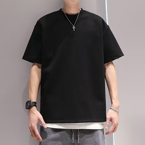 Camiseta Casual para <span class=keywords><strong>Hombre</strong></span> de la Mejor Calidad, Duradera, Agradable al Tacto, Cómoda, Lavada, de Manga Corta, Transpirable, Corte Regular, Informal - Product Image 2