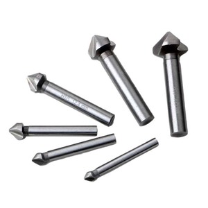 6 Pc Chamfering Tool Set Steel 90 Degree Countersink Woodworking Cutter Hand Tools - Product Image 3
