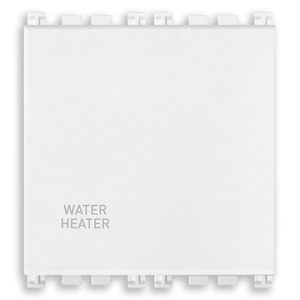 Interrupteur pour chauffe-eau 2P 20AX Blanc 5.1x4.3x5.3cm - Product Image 1